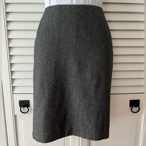 Wool Pencil Skirt